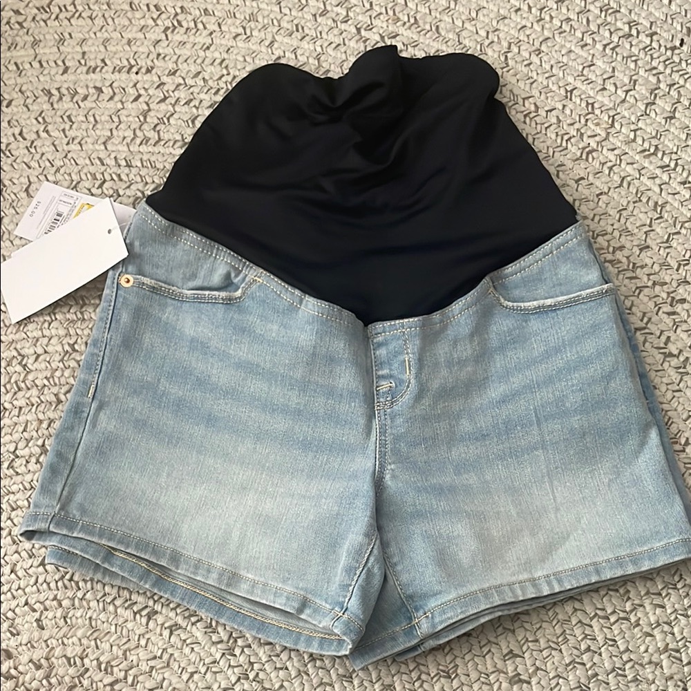 Maternity Stylish  Blue Jean Women's Shorts